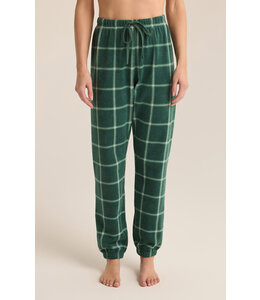 Z SUPPLY PLAID JOGGER NOBLE FIR