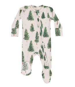 ANGEL DEAR FOREST TREES 2 WAY ZIP FOOTIE