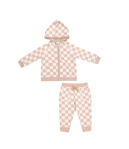 ANGEL DEAR FRENCH TERRY CHECKER SET