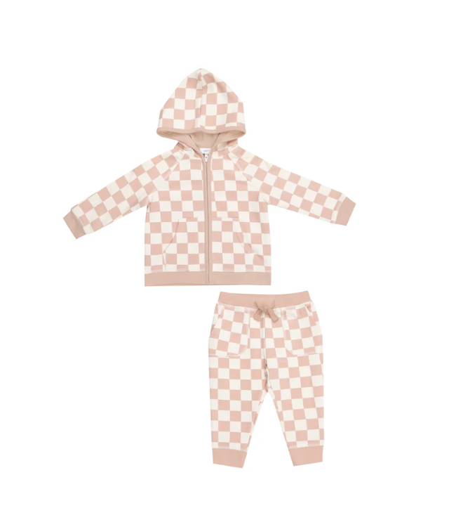 ANGEL DEAR FRENCH TERRY CHECKER SET