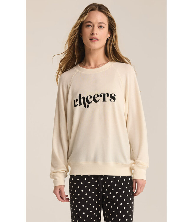 Z SUPPLY CASSIE CHEERS LS RAGLAN