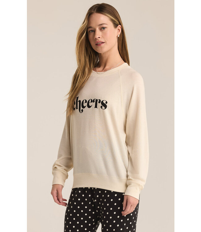 Z SUPPLY CASSIE CHEERS LS RAGLAN