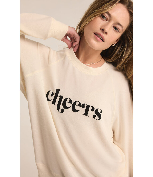 Z SUPPLY CASSIE CHEERS LS RAGLAN