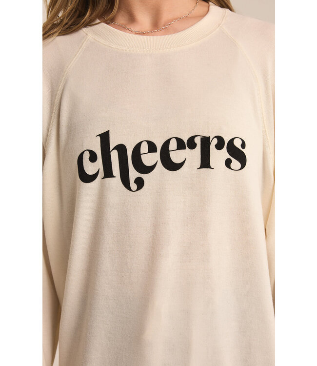 Z SUPPLY CASSIE CHEERS LS RAGLAN