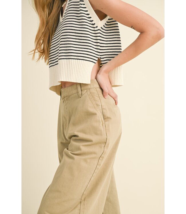 MIOU MUSE KHAKI TROUSER