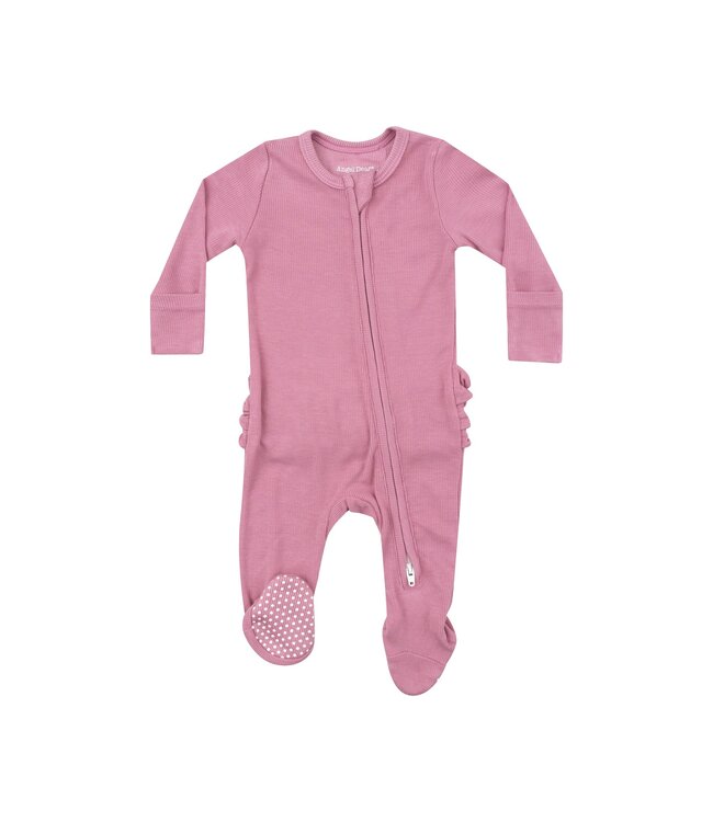 ANGEL DEAR 2 WAY ZIPPER RUFFLE BACK FOOTIE