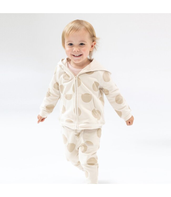 ANGEL DEAR FRENCH TERRY BEIGE DOT SET