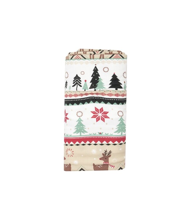 ANGEL DEAR REINDEER FAIR ISLE SWADDLE