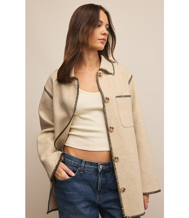 Z SUPPLY OLIVIA WHIPSTITCH JACKET