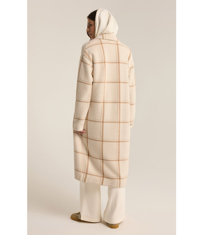 Z SUPPLY MASON WINDOWPANE COAT