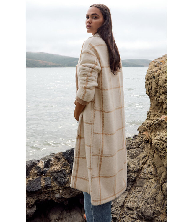 Z SUPPLY MASON WINDOWPANE COAT