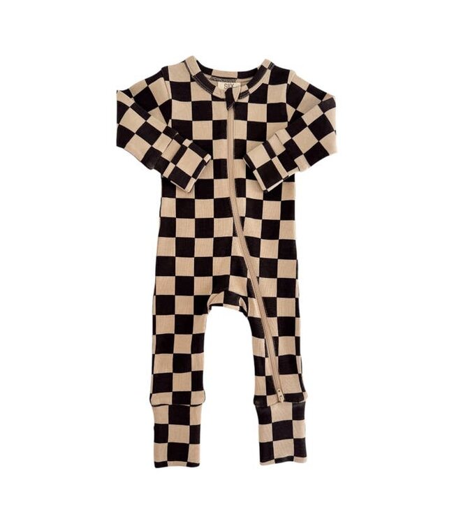 SIIX COLLECTION ORGANIC 2 WAY ZIP ROMPER