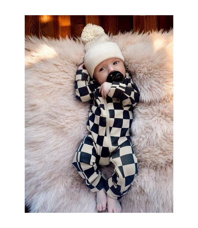 SIIX COLLECTION ORGANIC 2 WAY ZIP ROMPER