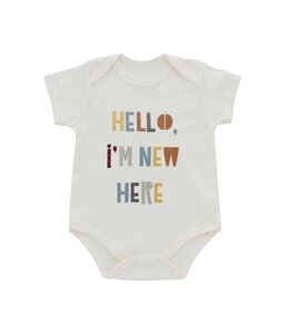 EMERSON AND FRIENDS HELLO IM NEW HERE ONESIE