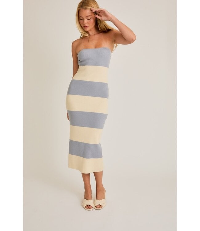 LE LIS TUBE SWEATER MIDI DRESS