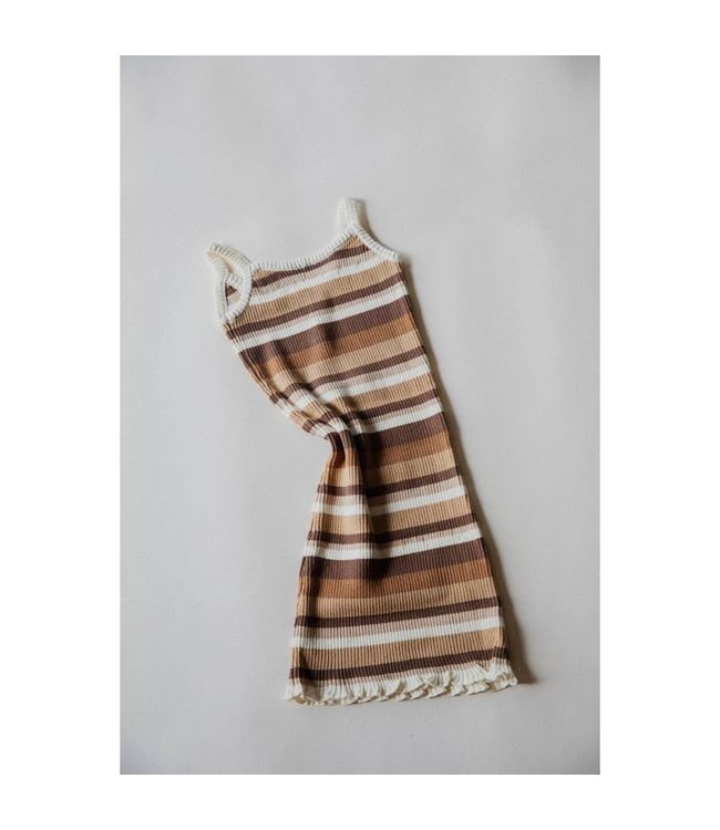 RAISED BY WATER RIBBED KNIT DRESS