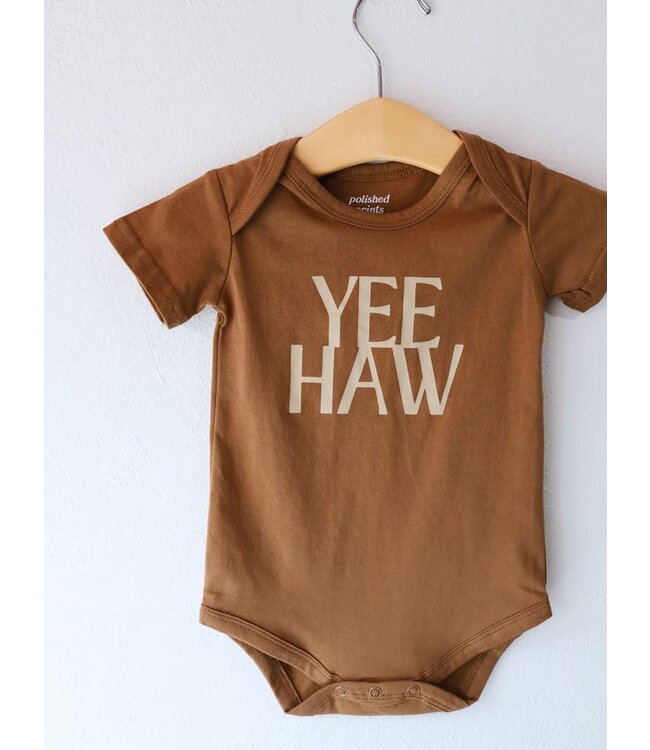 POLISHED PRINTS YEEHAW ONESIE
