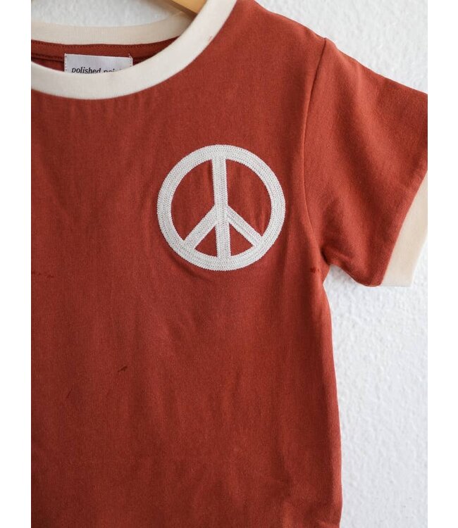 POLISHED PRINTS PEACE RINGER