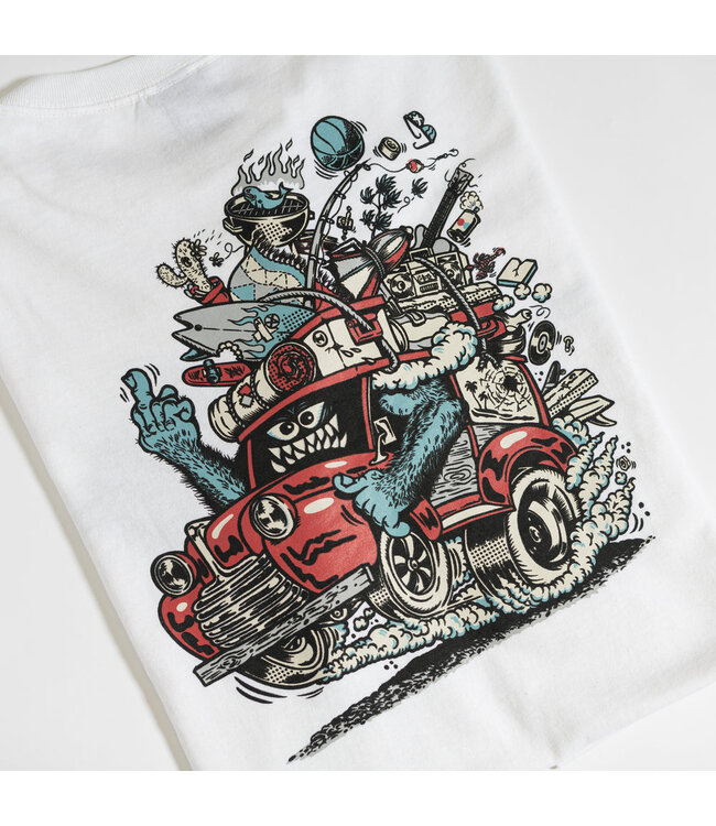 Santa Cruz JOHNSON BEAST WAGON STRIPES T SHIRT