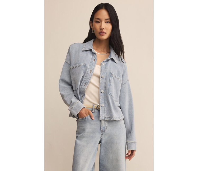 ALL DAY CROPPED KNIT JACKET - The Fort