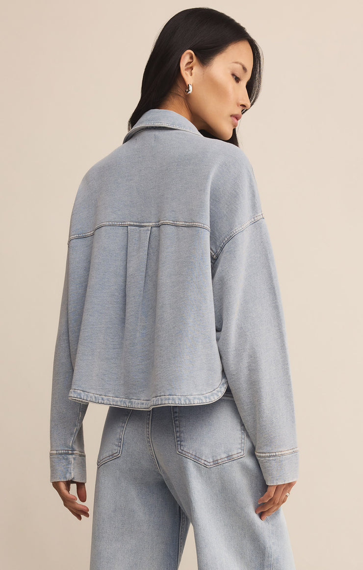 ALL DAY CROPPED KNIT JACKET - The Fort