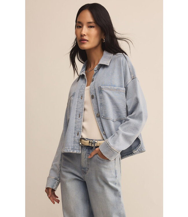 Z SUPPLY ALL DAY CROPPED KNIT JACKET