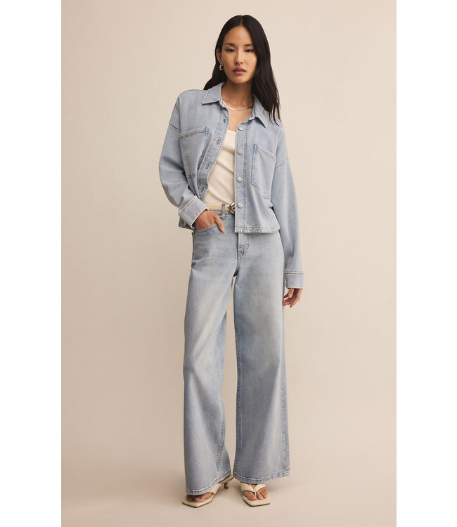 Z SUPPLY ALL DAY CROPPED KNIT JACKET