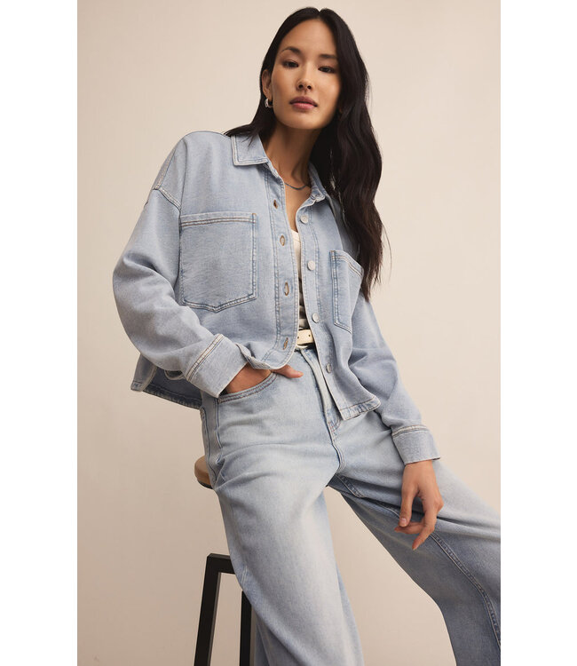 Z SUPPLY ALL DAY CROPPED KNIT JACKET