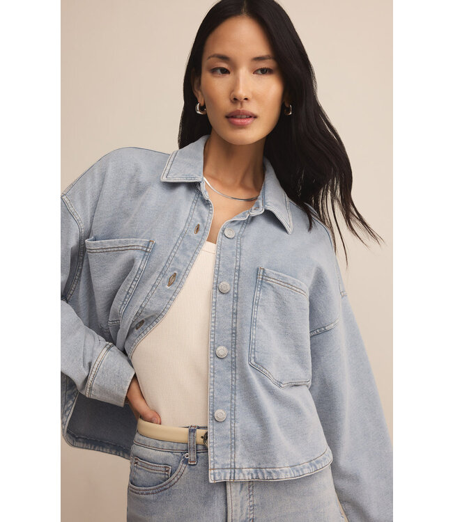 Z SUPPLY ALL DAY CROPPED KNIT JACKET