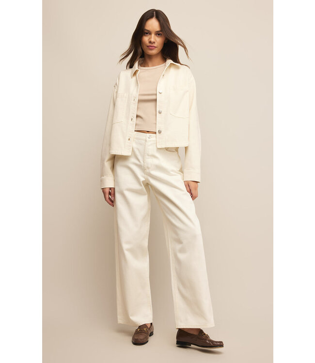 Z SUPPLY ALL DAY CROPPED DENIM JACKET