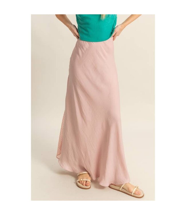 HYFVE SATIN MAXI SKIRT