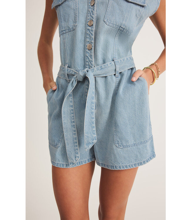 Z SUPPLY DASH TWILL ROMPER