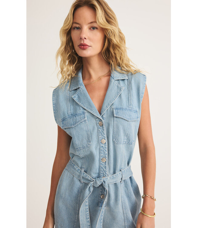 Z SUPPLY DASH TWILL ROMPER