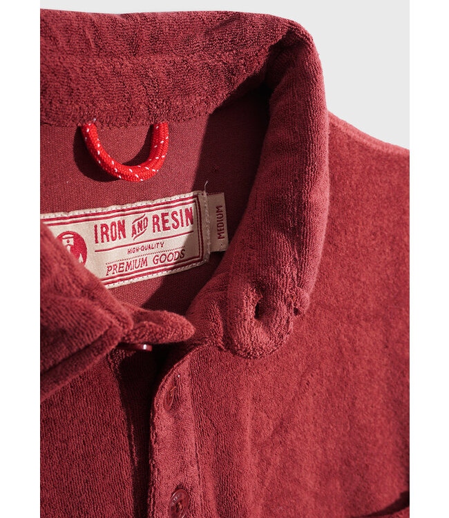 IRON AND RESIN TERRY POLO