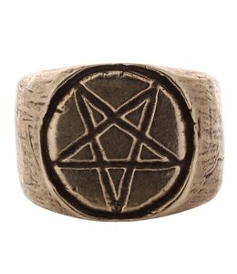 HELM STREET PENTAGRAM RING