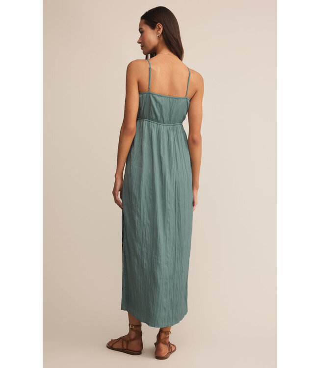 Z SUPPLY MANON SATIN MAXI DRESS
