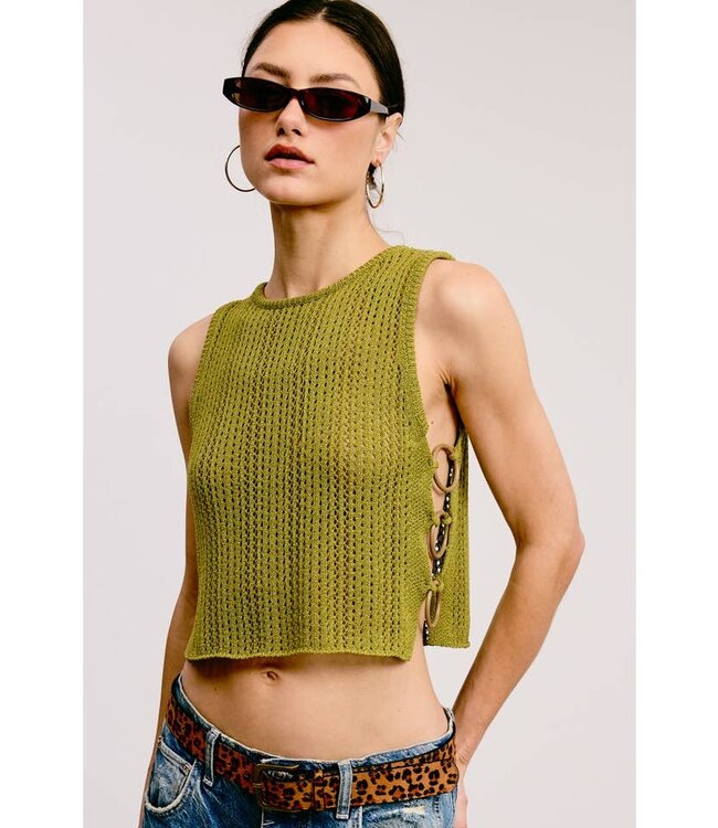 MIMOSA OPEN SIDED KNIT TANK