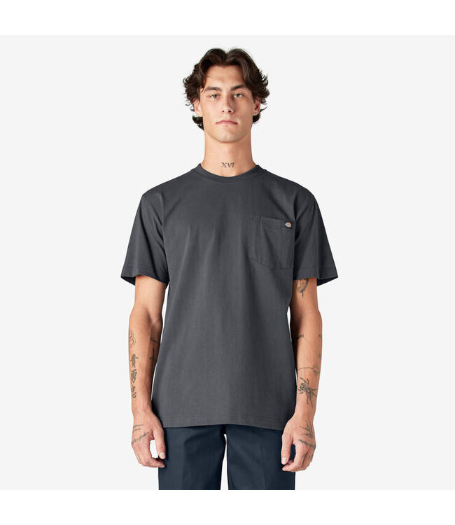 DICKIES HEATHER HEAVYWEIGHT SS POCKET TEE