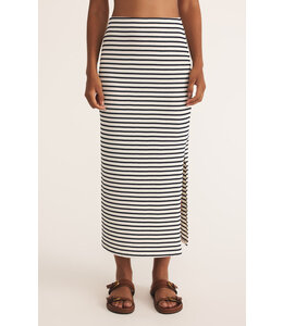 Z SUPPLY AINSLIE STRIPE MIDI SKIRT