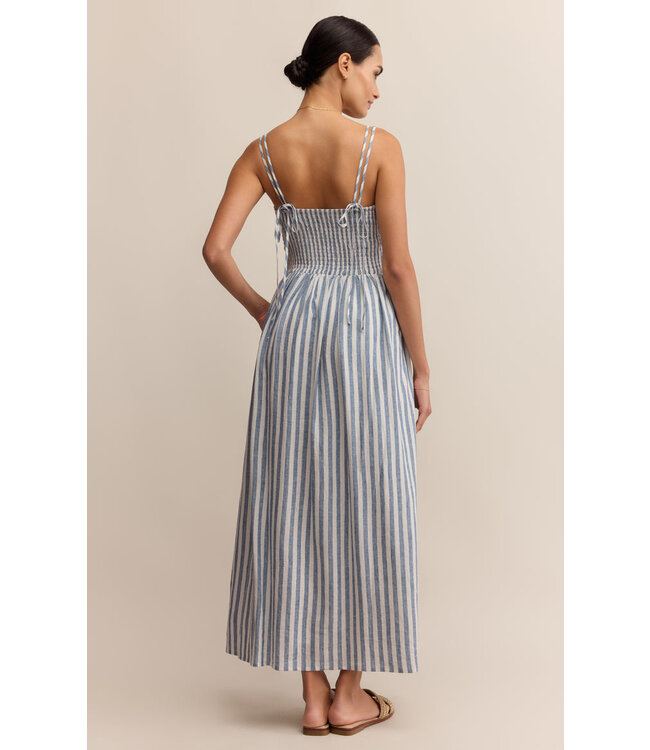 Z SUPPLY NADINE STRIPED MIDI DRESS