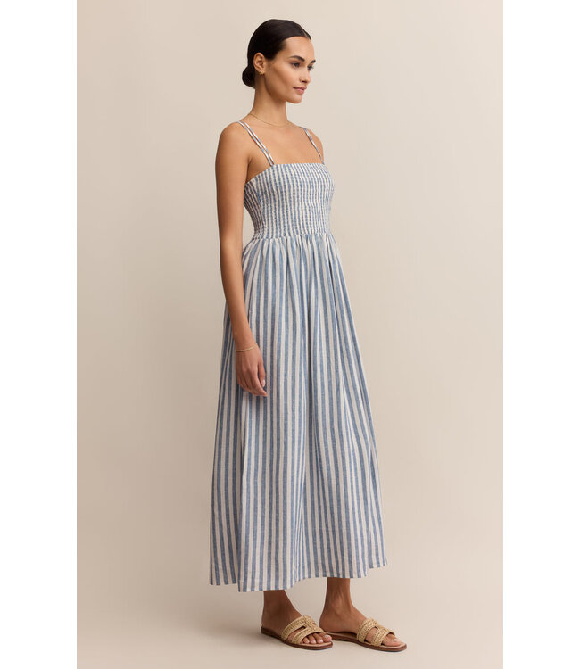Z SUPPLY NADINE STRIPED MIDI DRESS