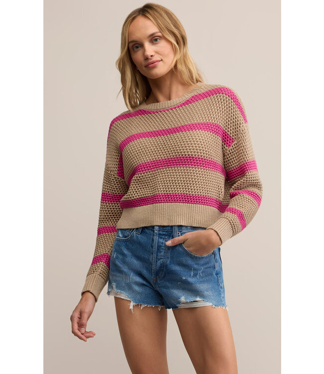 Z SUPPLY BROADBEACH STRIPED SWEATER