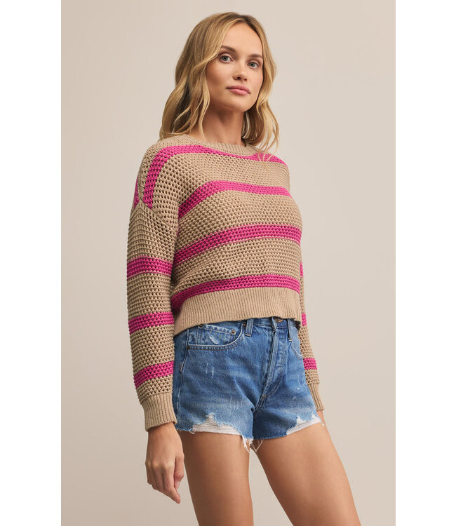 Z SUPPLY BROADBEACH STRIPED SWEATER