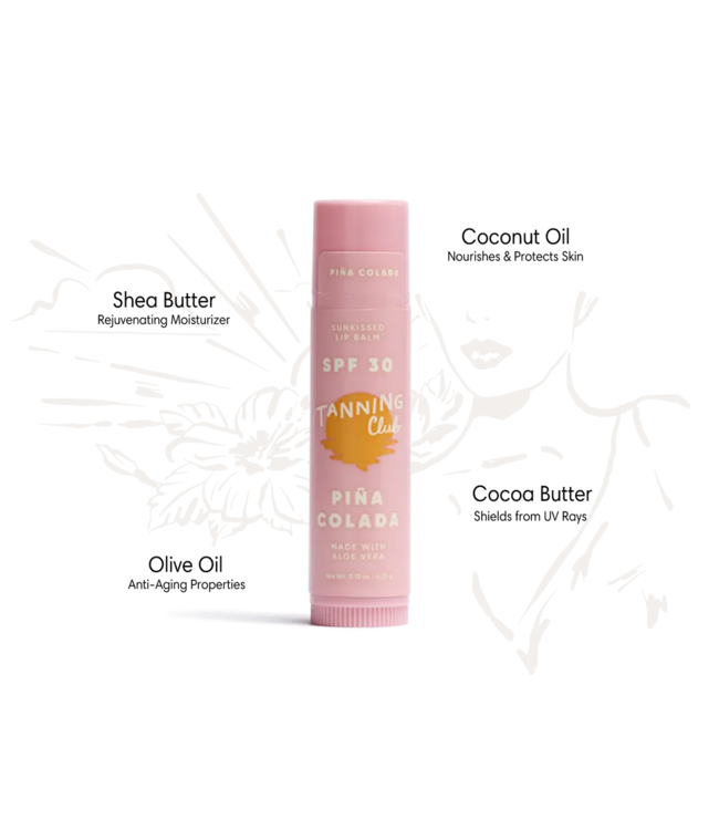 TANNING CLUB PINA COLADA LIP BALM