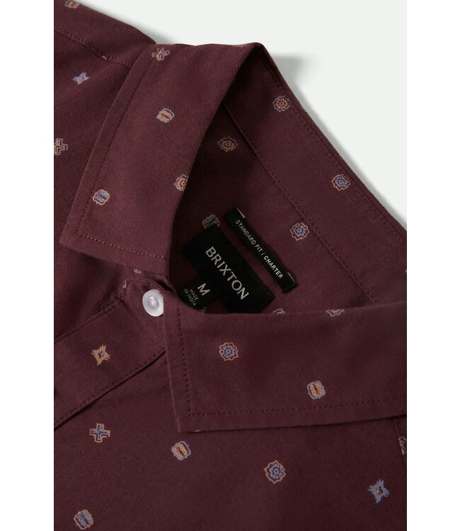 Brixton CHARTER PRINT S/S WVN