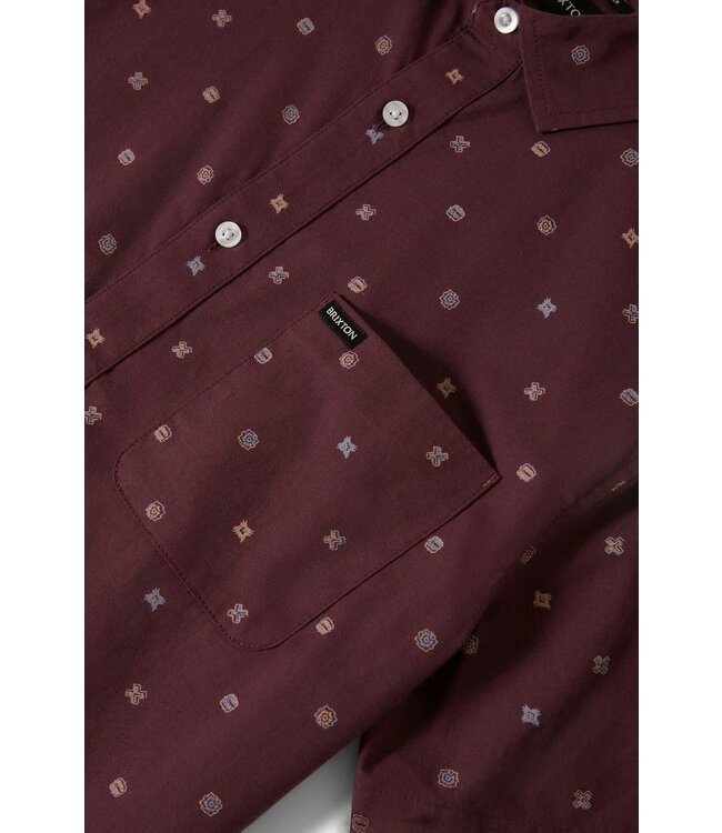 Brixton CHARTER PRINT S/S WVN