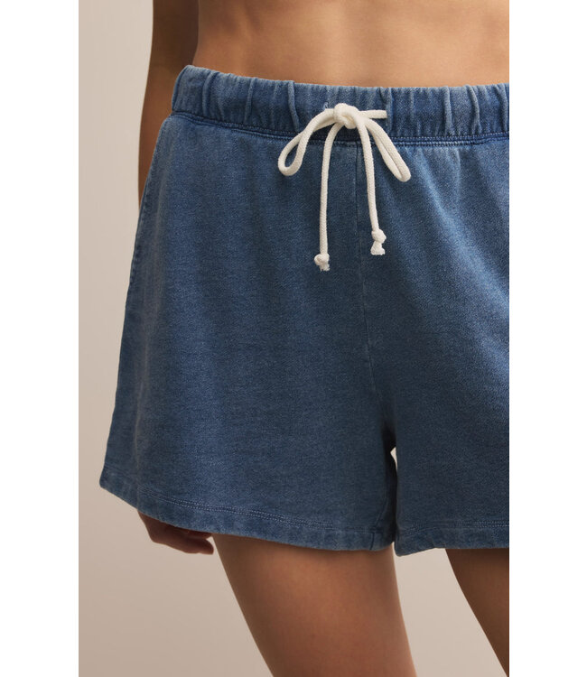 Z SUPPLY HUNTER KNIT DENIM SHORT