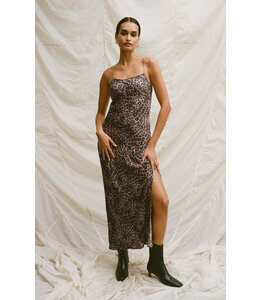Z SUPPLY CIELO LEOPARD MIDI DRESS