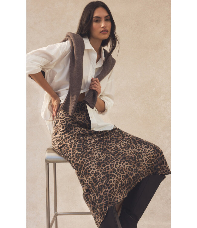 Z SUPPLY IZABEL LEOPARD SKIRT