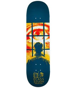 GLASSHOUSE SKATEBOARDS EYE WITNESS BLUE YELLOW